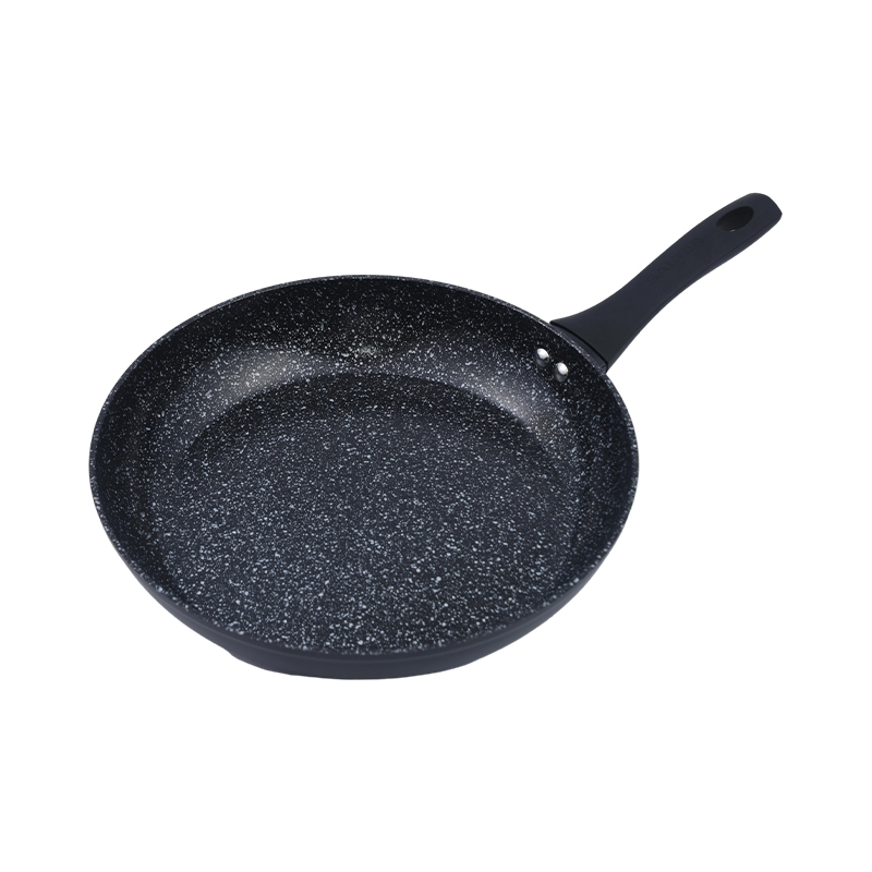 Forged aluminyo cookware set na may megastone black marmol