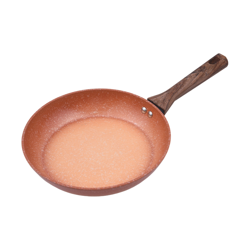 Forged aluminyo fry pan na may mars meteorite ceramic coating
