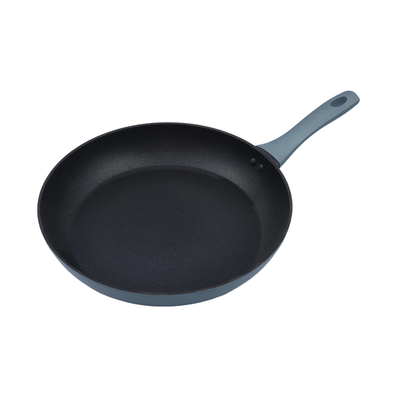 Pinindot ang aluminyo tuwid na hugis fry pan