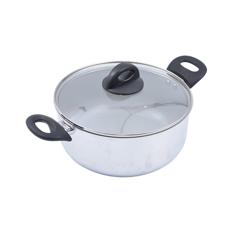 Pinindot ang aluminyo casserole mirror finish