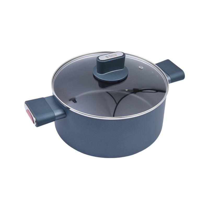 Pinindot ang aluminyo tuwid na hugis casserole